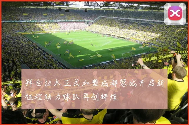 拜合拉木正式加盟成都蓉城开启新征程助力球队再创辉煌