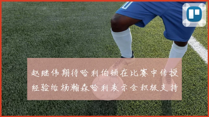 赵继伟期待哈利伯顿在比赛中传授经验给杨瀚森哈利表示会积极支持
