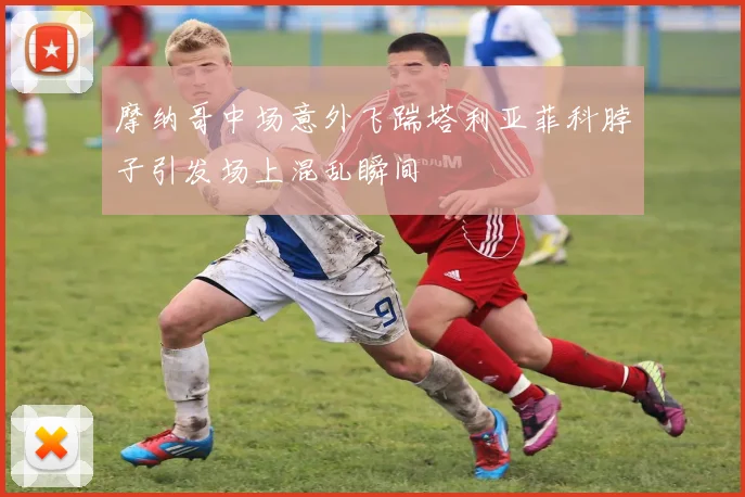 摩纳哥中场意外飞踹塔利亚菲科脖子引发场上混乱瞬间